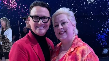 Mark Wilson and his wife