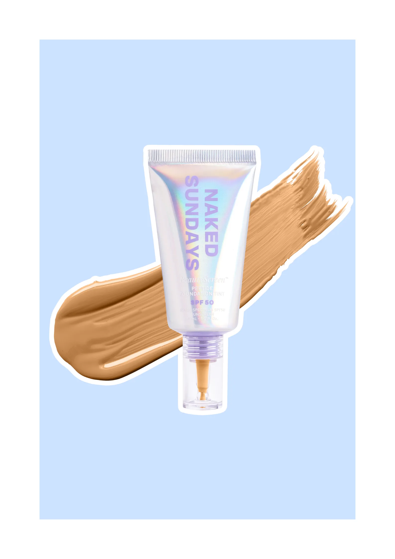 Naked Sundays BeautyScreen SPF50 Peptide Foundation Tint, $54.95 at Naked Sundays