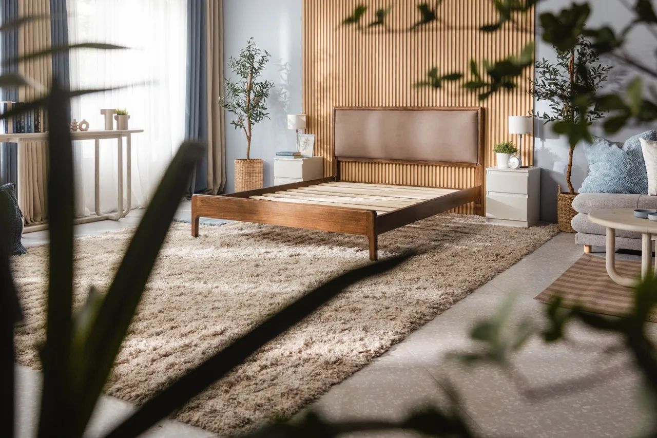 Emma Sleep Rosewood Bed Frame