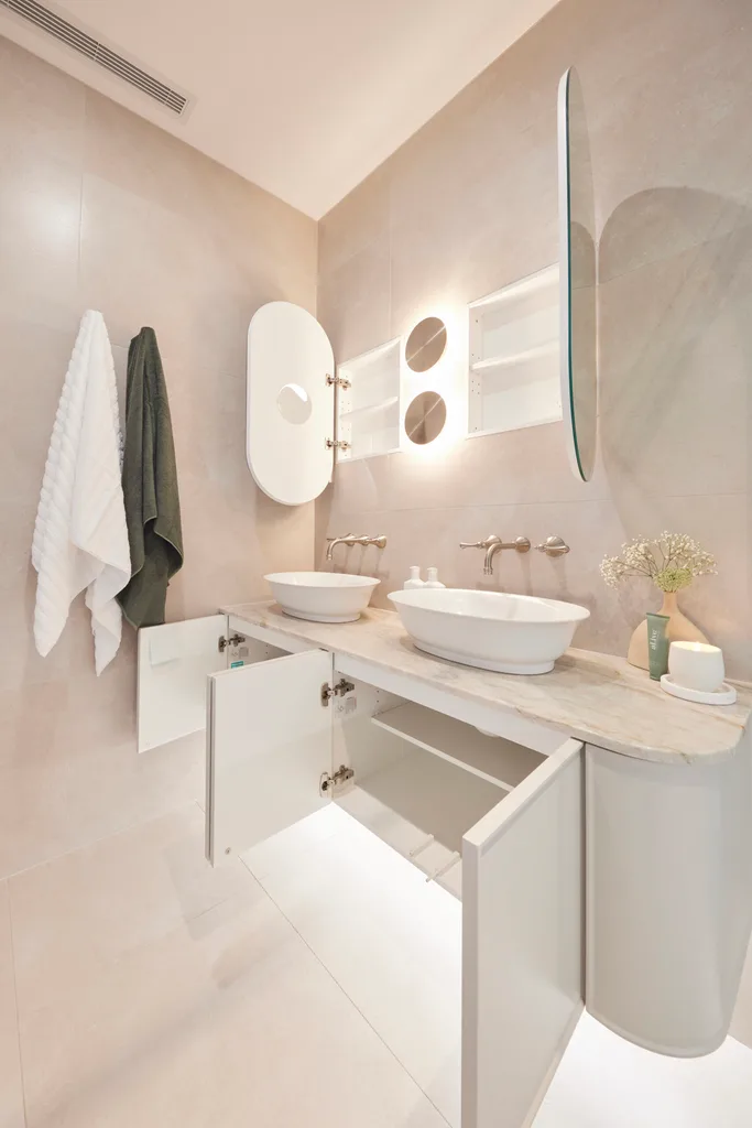 the block 2024 room reveals week 3 the main ensuite jesse and paige