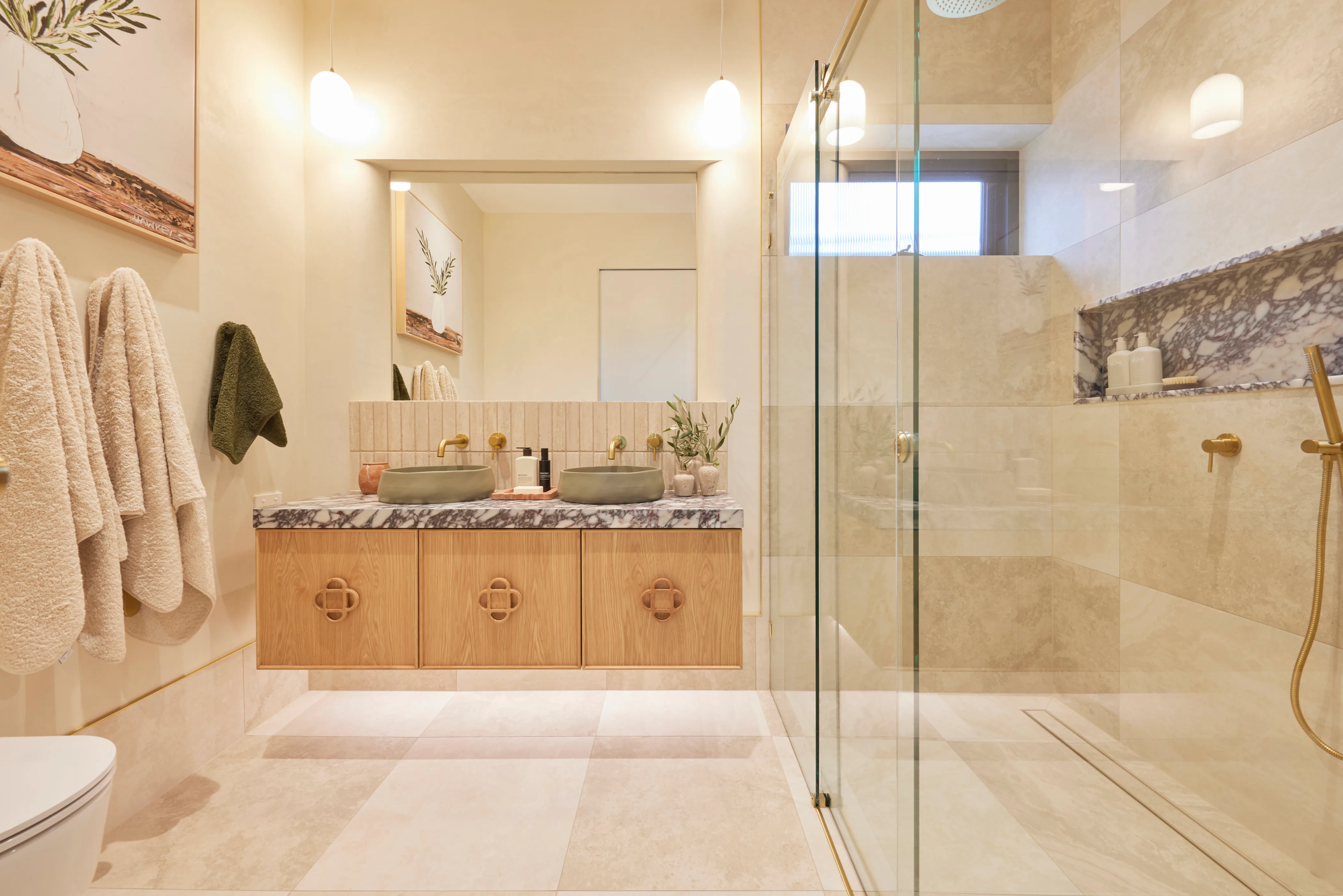 the block 2024 room reveals week 3 the main ensuite courtney and grant