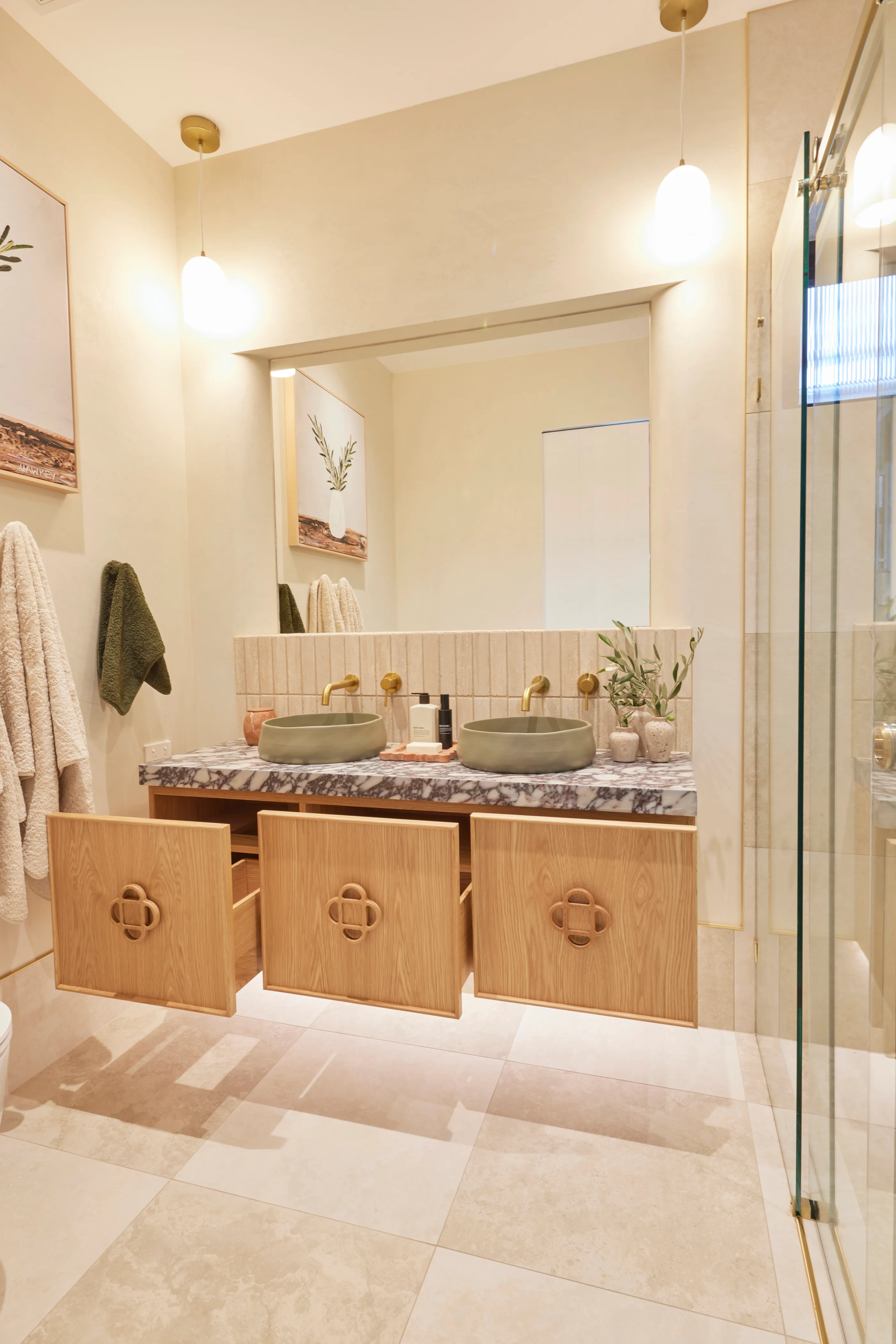 the block 2024 room reveals week 3 the main ensuite courtney and grant