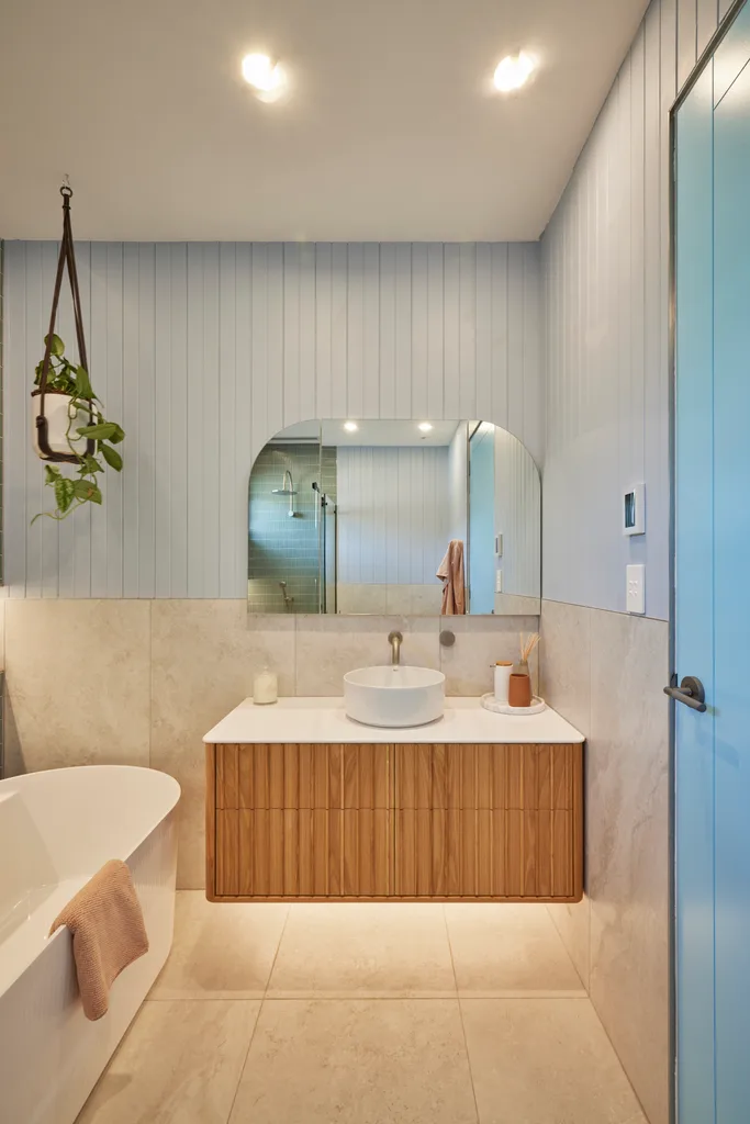 week one guest bathroom room reveal the block 2024 ricky and haydn