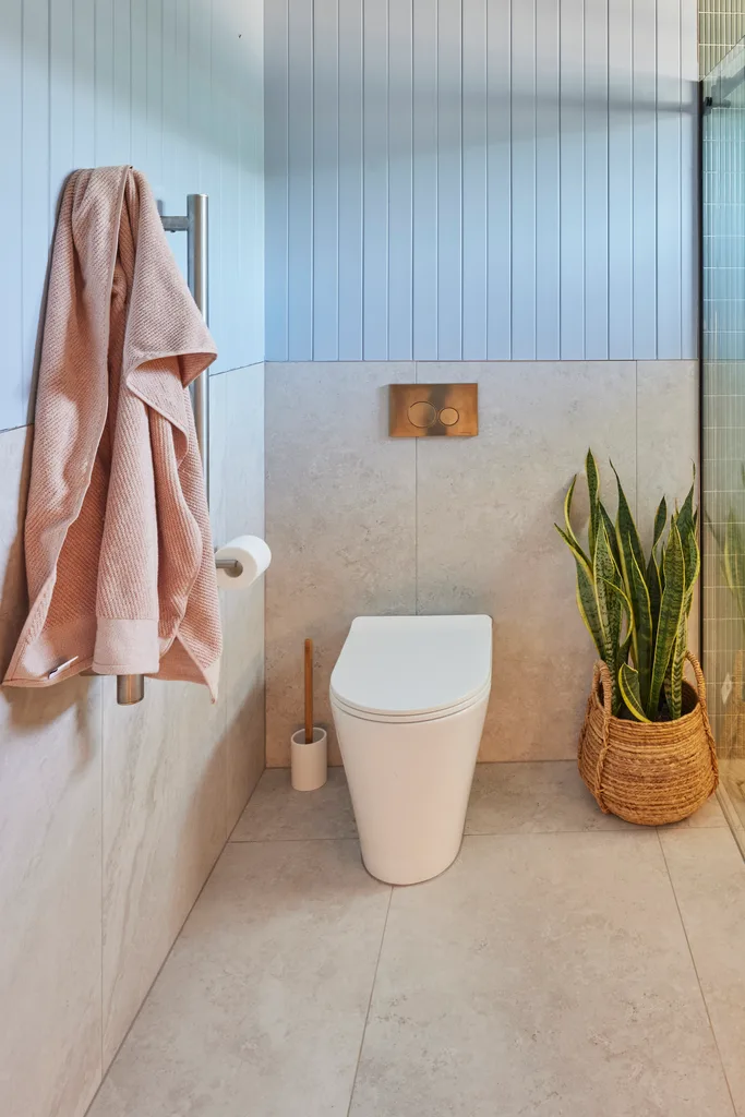 week one guest bathroom room reveal the block 2024 ricky and haydn