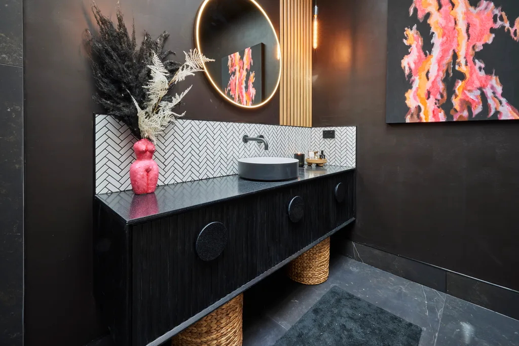 week one guest bathroom room reveal the block 2024 kylie and brad