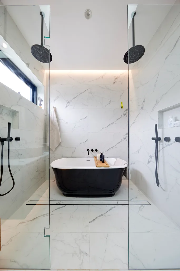 the block 2024 room reveals week 3 the main ensuite kylie and brad