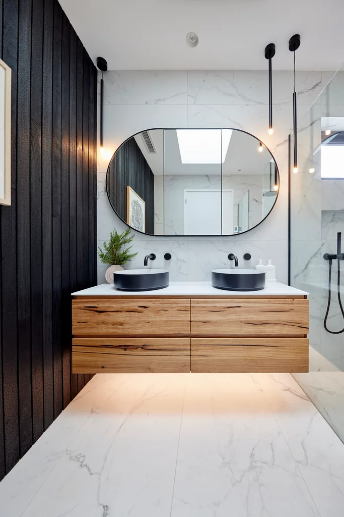 the block 2024 room reveals week 3 the main ensuite kylie and brad