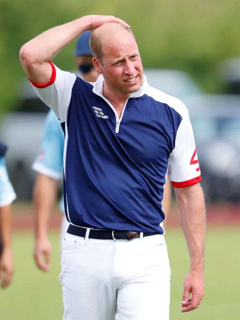 Prince William on polo field