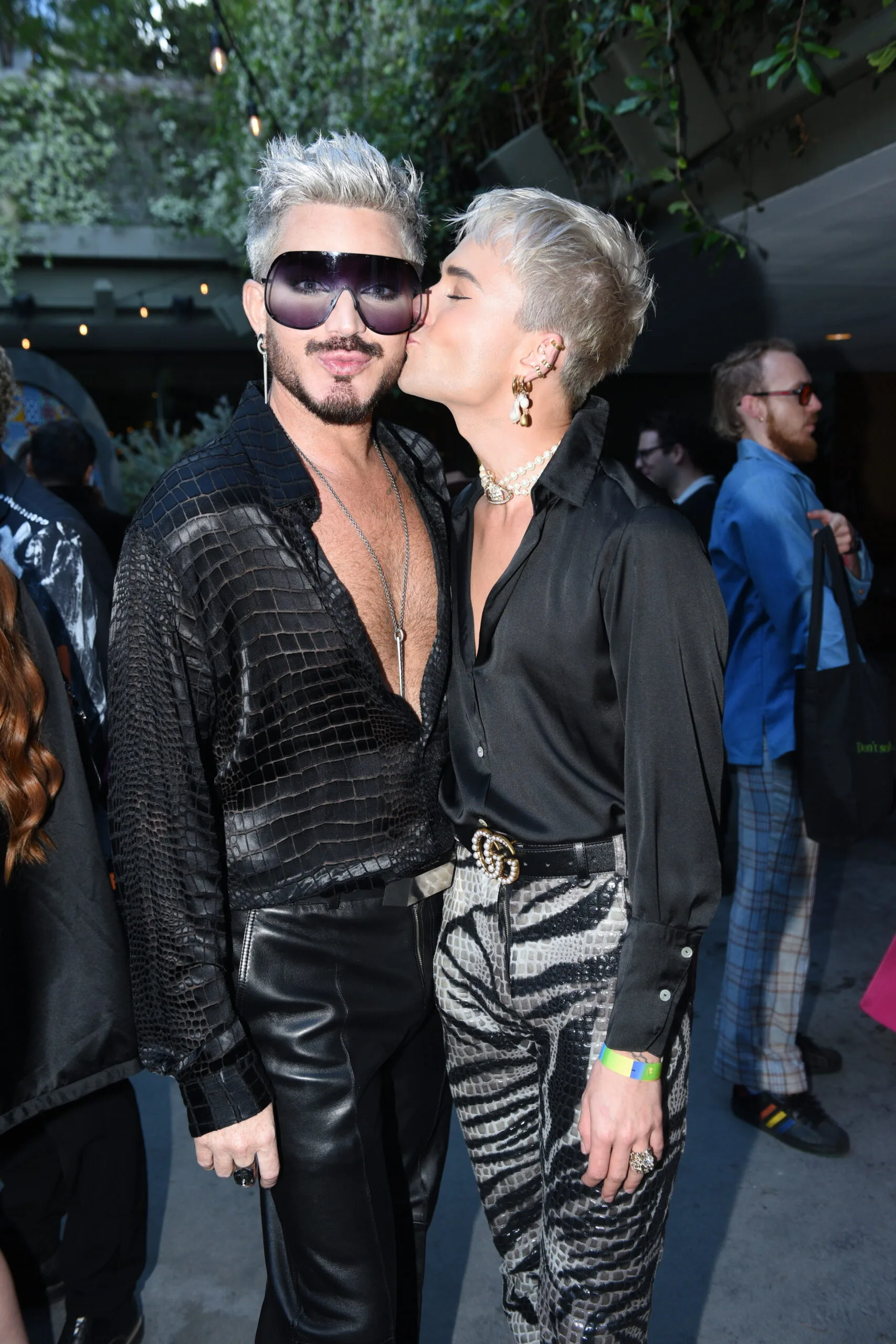 WEST HOLLYWOOD, CALIFORNIA - JUNE 13: Adam Lambert and reported partner Oliver Gliese attend Los Angeles Magazine celebrates pride and its June issue cover stars Hannah Einbinder, Adam Lambert & Michaela Jaé Rodriguez at 1 Hotel West Hollywood on June 13, 2024 in West Hollywood, California. (Photo by Vivien Killilea/Getty Images for Los Angeles Magazine)