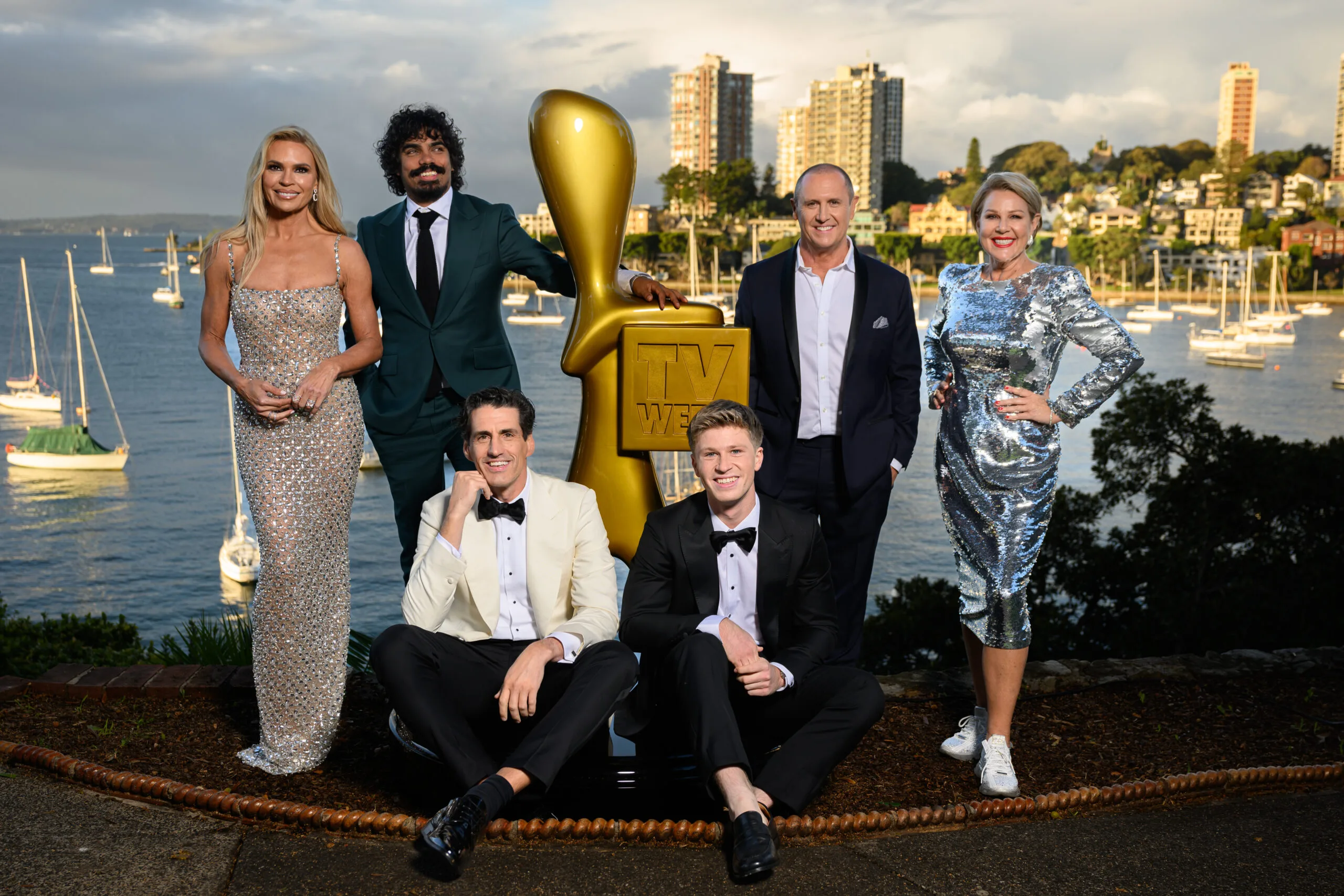 Andy Lee, Asher Keddie, Julia Morris, Larry Emdur, Robert Irwin, Sonia Kruger, and Tony Armstrong