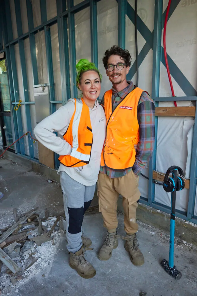 the block 2024 kylie and brad on site