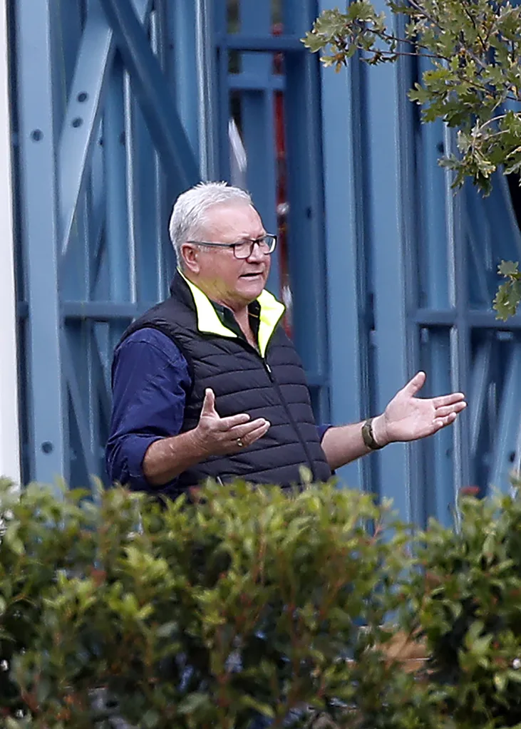 Scott Cam on the set of The Block