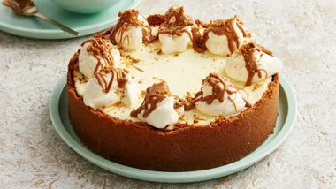 caramel top deck cheesecake