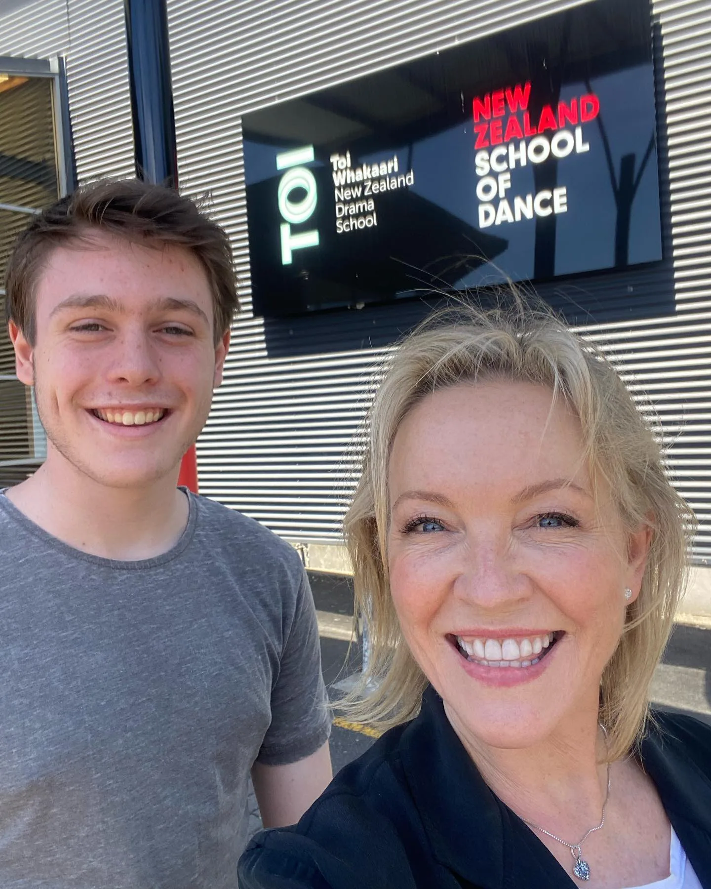 Rebecca Gibney and Zac