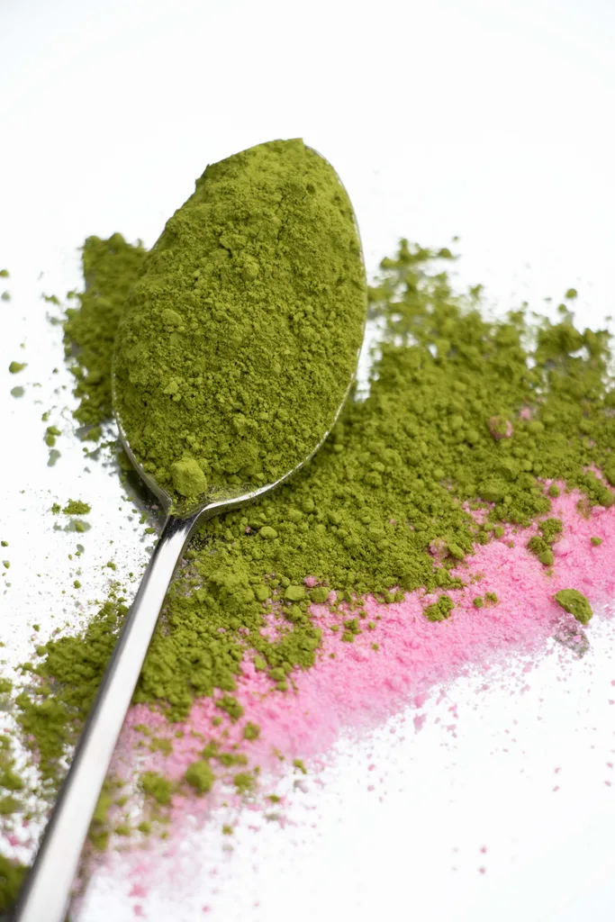 strawberry matcha
