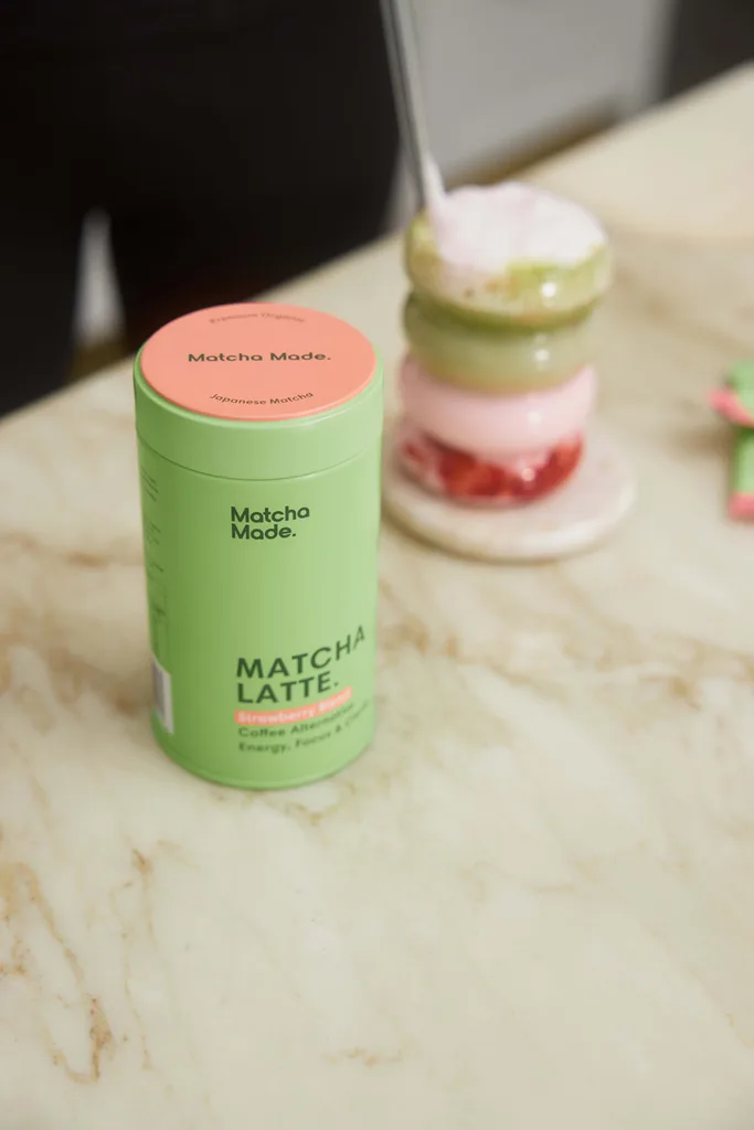 strawberry matcha