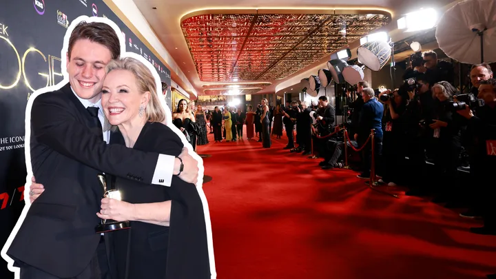 rebecca gibney and son logies
