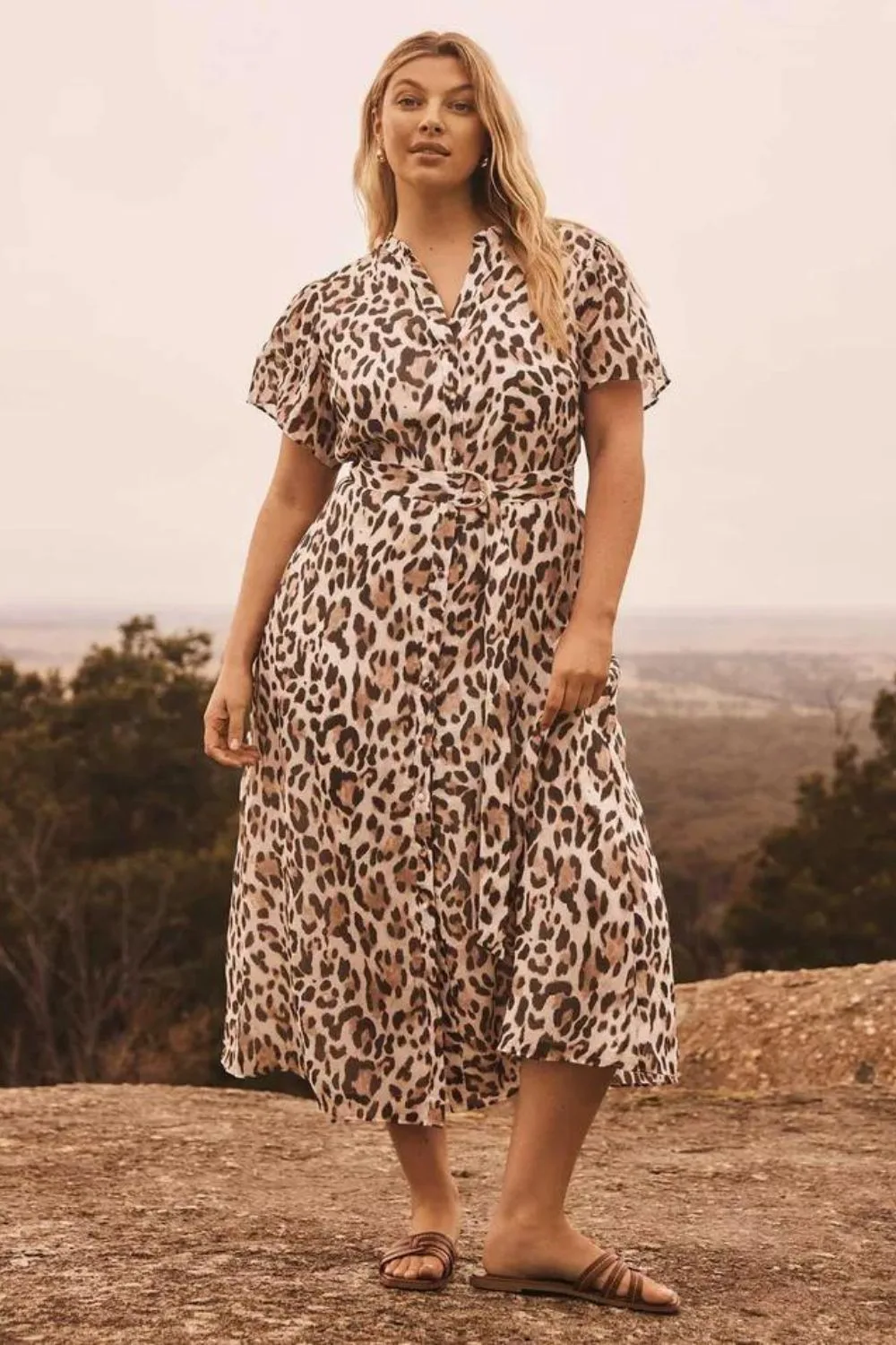 Forever New leopard print dress
