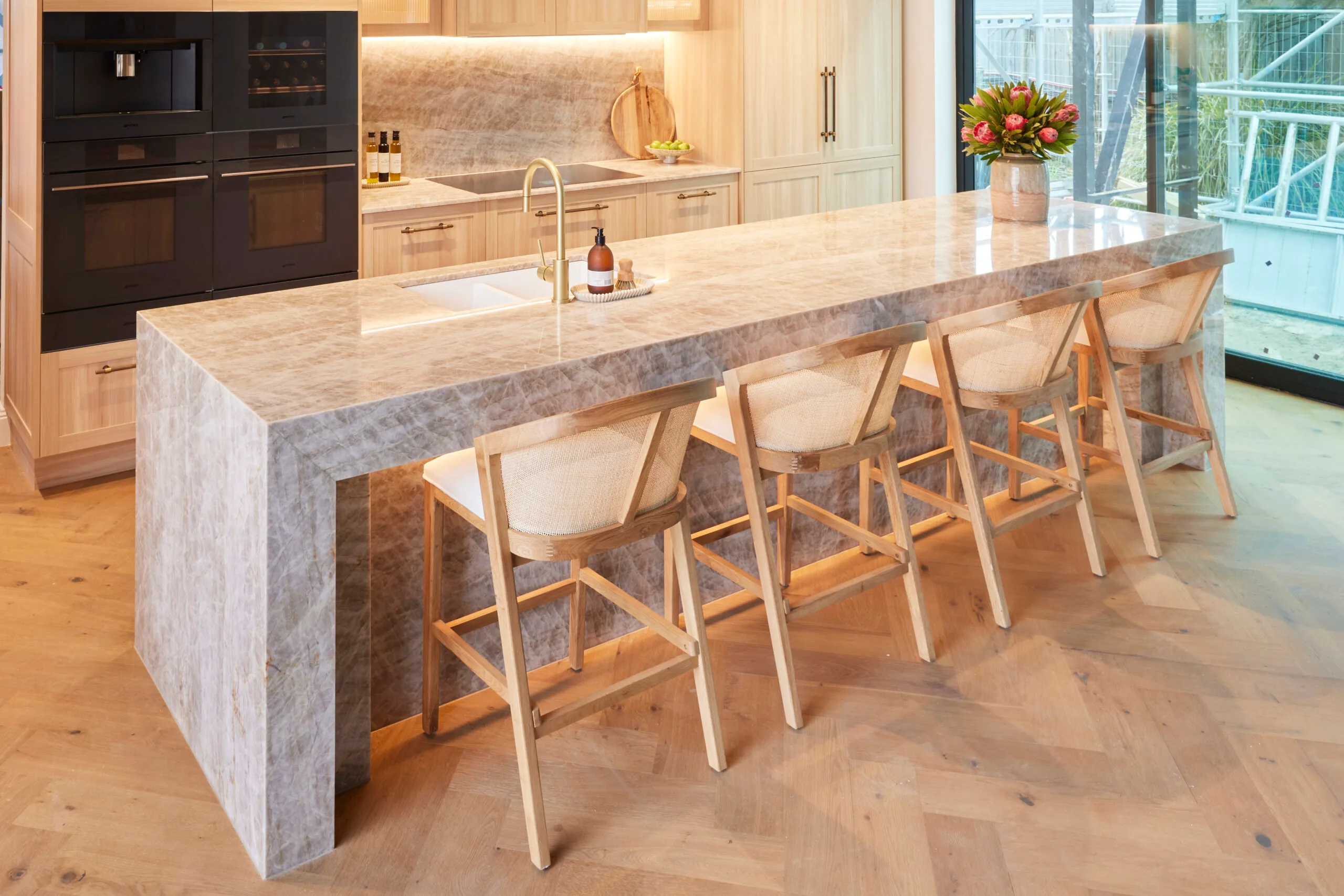 the block 2024 room reveals week 6 the kitchen maddy and charlotte