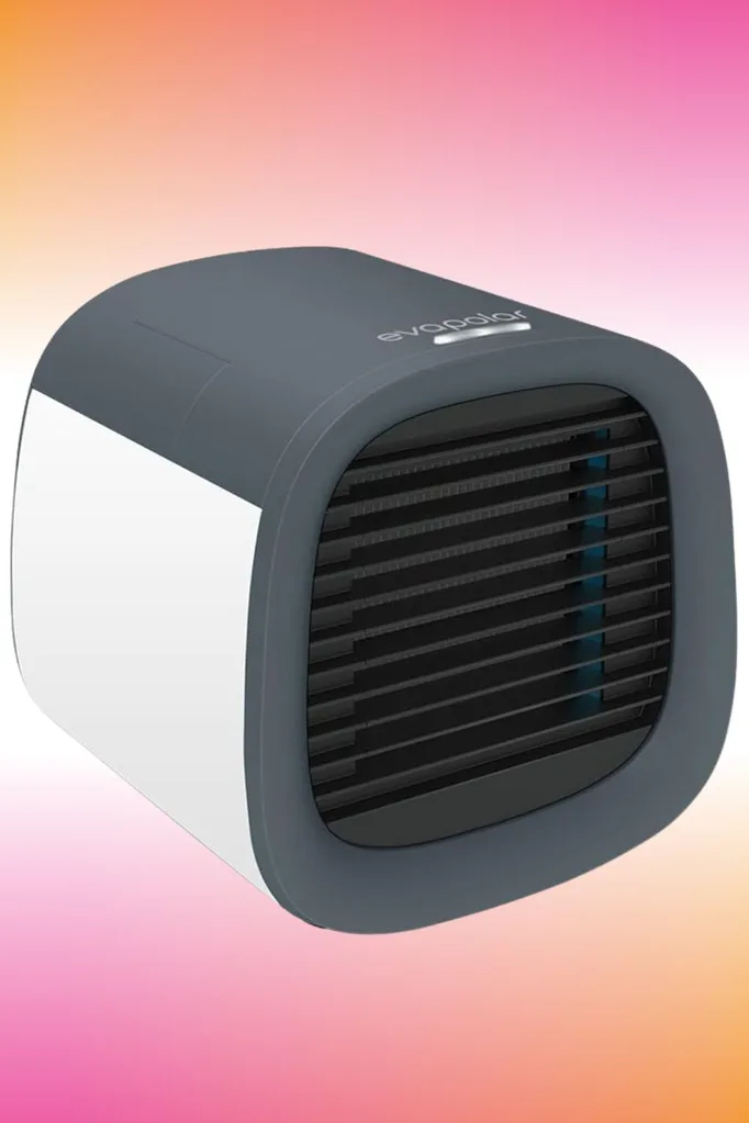 Evapolar EV-500G evaCHILL Personal Evaporative Air Cooler and Humidifier, Portable Air Conditioner, Desktop Cooling Fan, Urban Grey