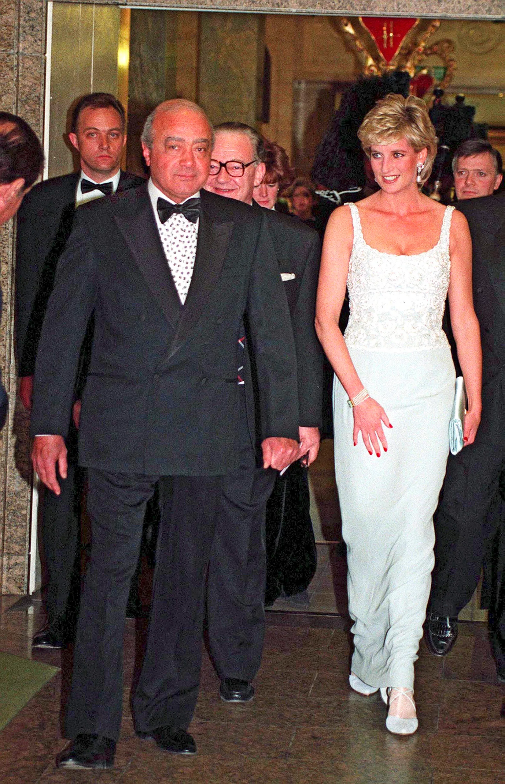 Mohamed Al fayed and Princess Diana at Harrods