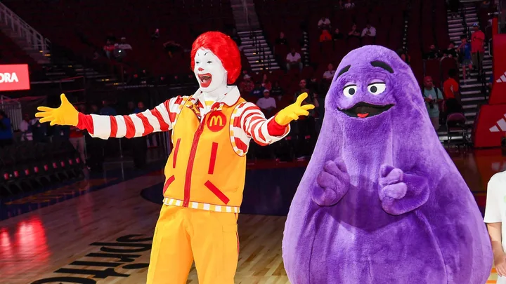 grimace ronald mcdonald