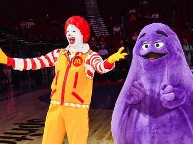 grimace ronald mcdonald