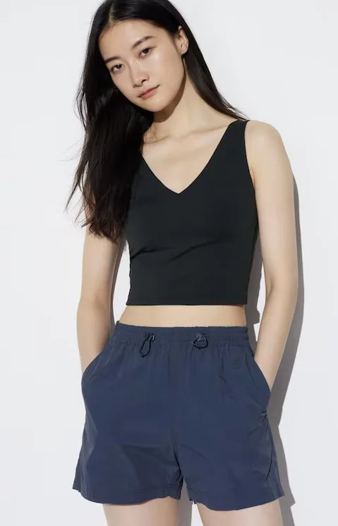 AIRism Active Cropped Sleeveless BRA TOP