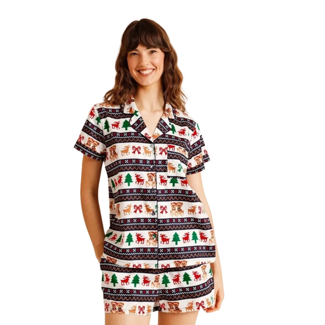 PJ Club in Dawson & Daisy Fairisle Print
