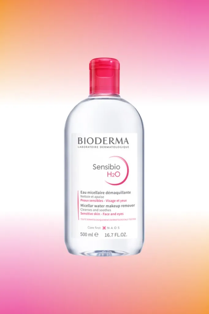 Bioderma Sensibio H2O Soothing Micellar Water Cleanser.