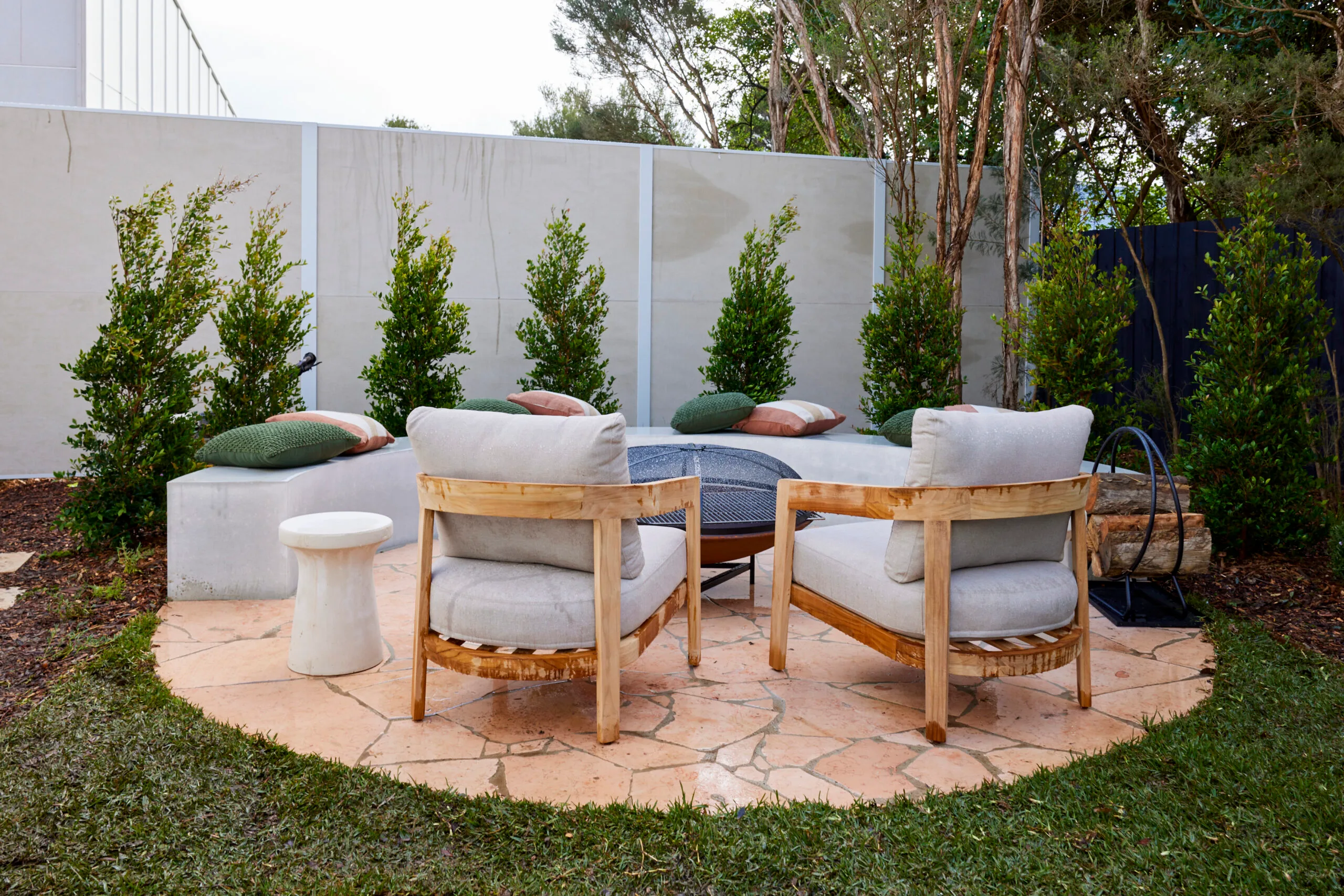 the block 2024 room reveals week 11 BACKYARD AND POOL courtney and grant