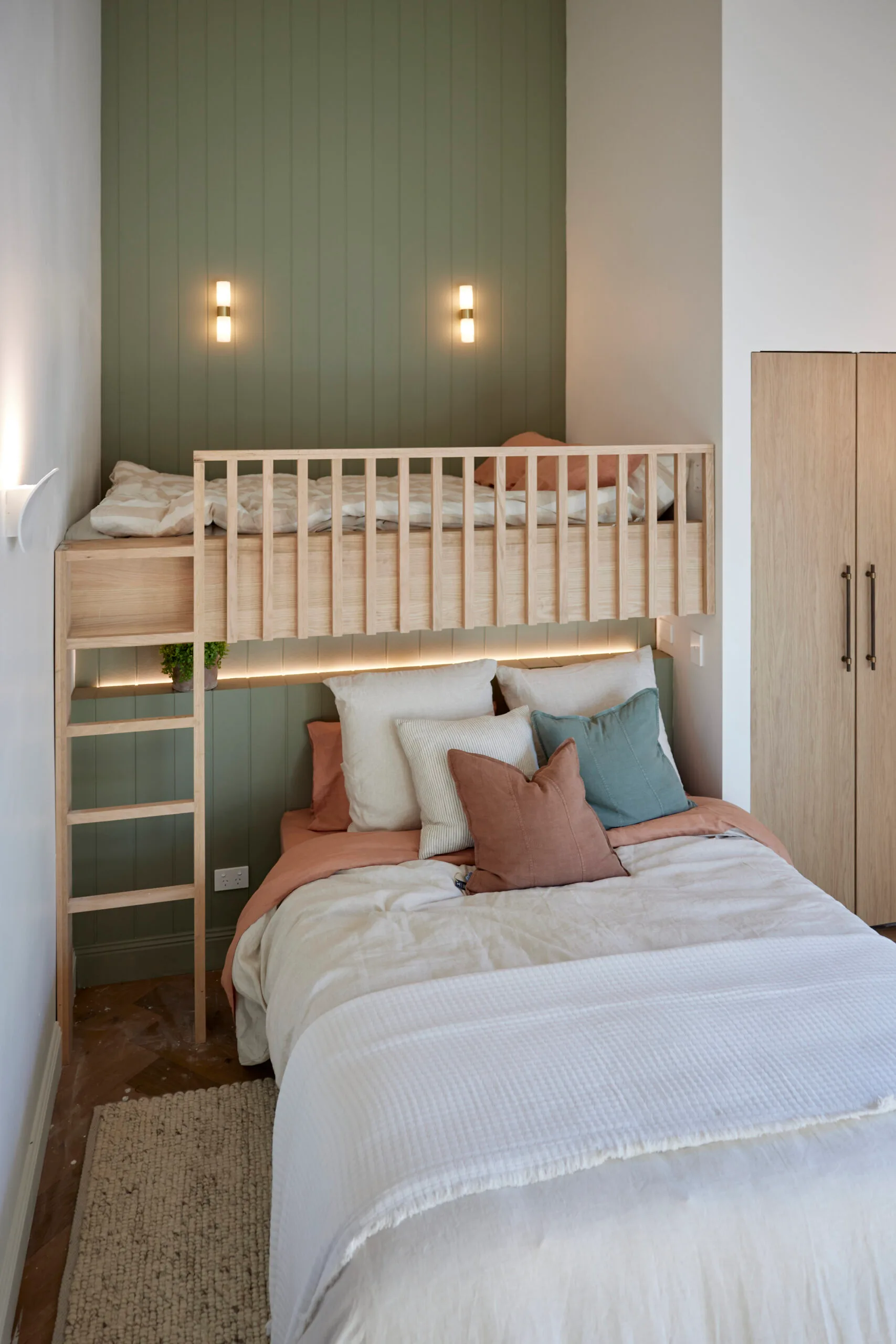 the block 2024 room reveals week 10 guest bedroom and laundry maddy and charlotte