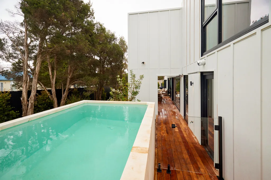 the block 2024 room reveals week 11 BACKYARD AND POOL maddy and charlotte