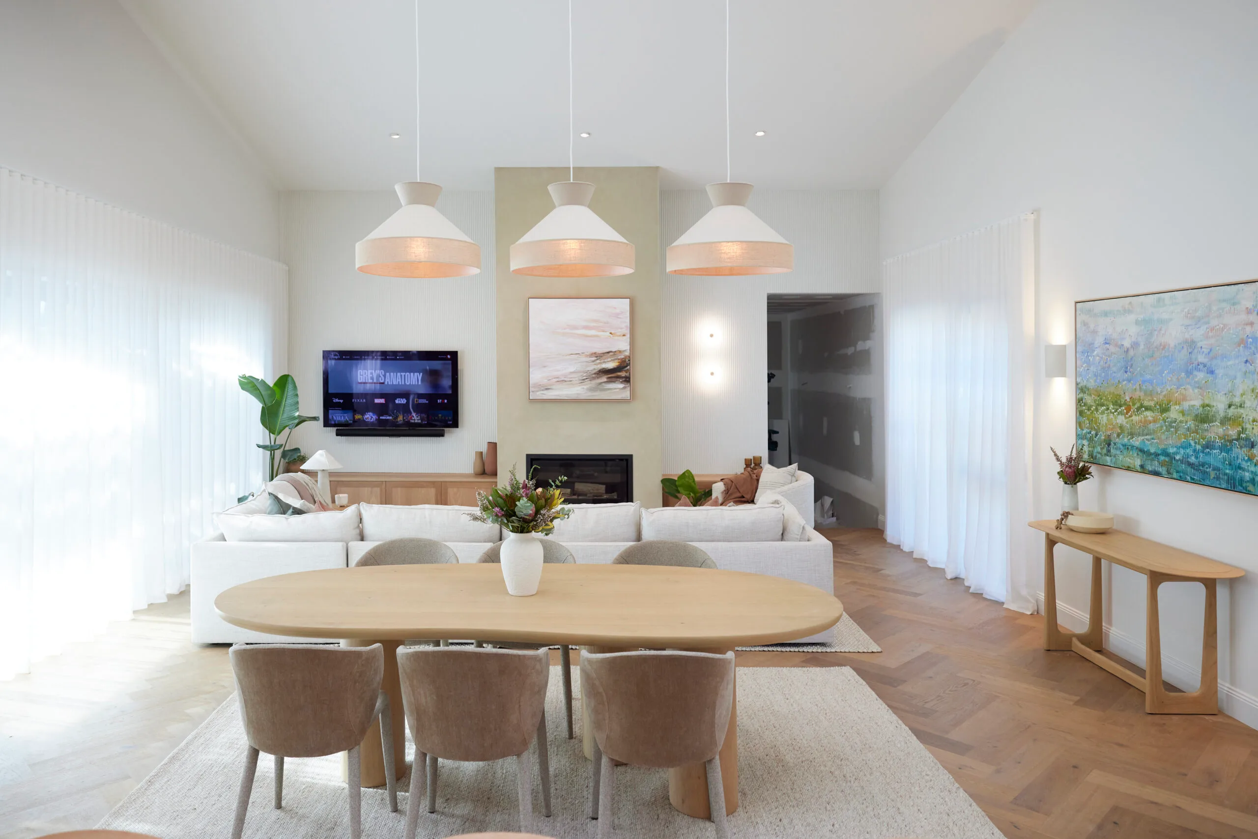 the block 2024 room reveals week 8 living dining maddy and charlotte