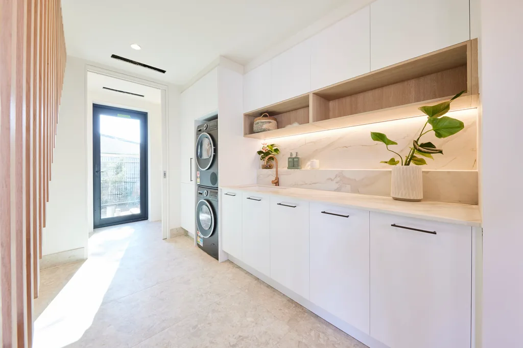 the block 2024 room reveals week 10 guest bedroom and laundry ricky and haydn