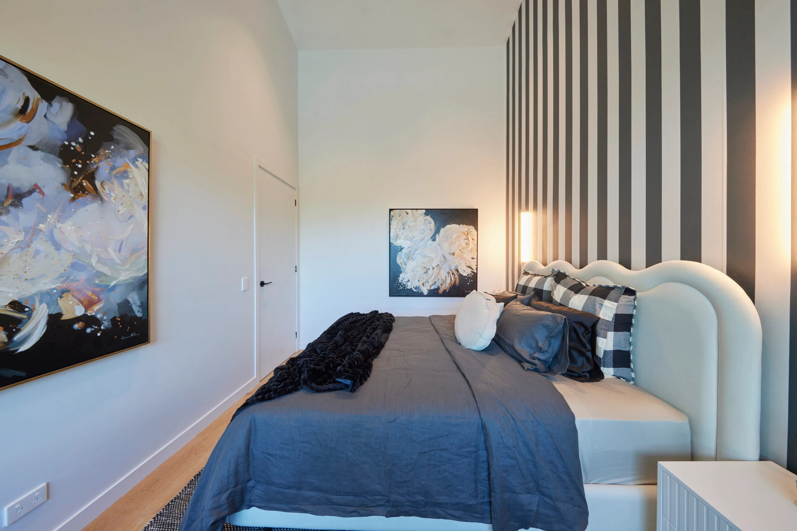 the block 2024 room reveals week 10 guest bedroom and laundry kylie and brad