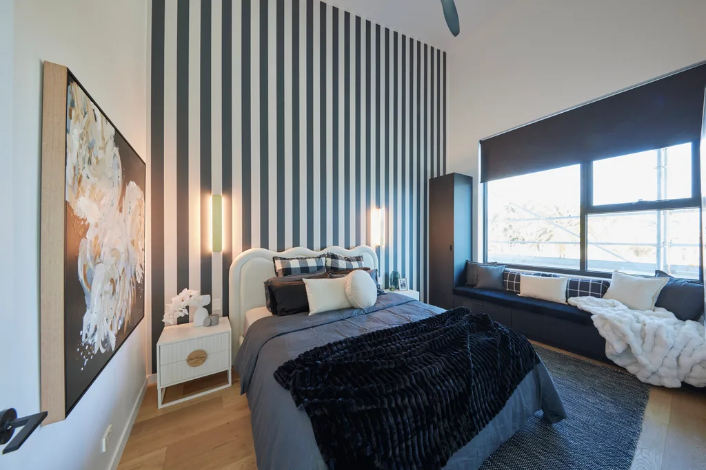 the block 2024 room reveals week 10 guest bedroom and laundry kylie and brad