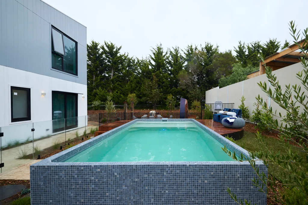 the block 2024 room reveals week 11 BACKYARD AND POOL kristian and mimi
