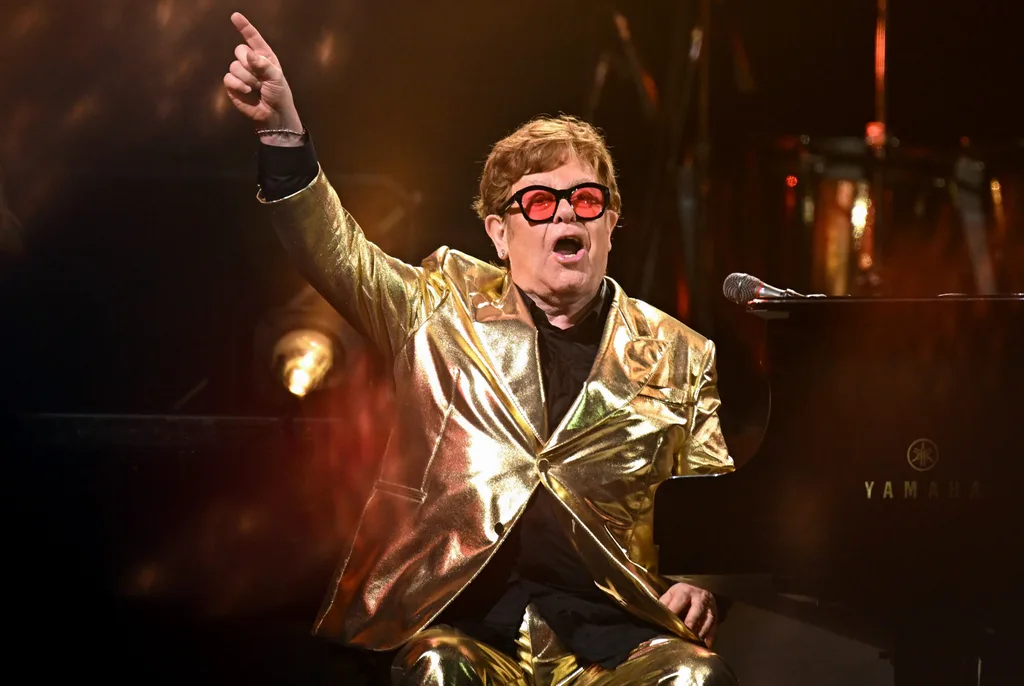 elton john gold suit