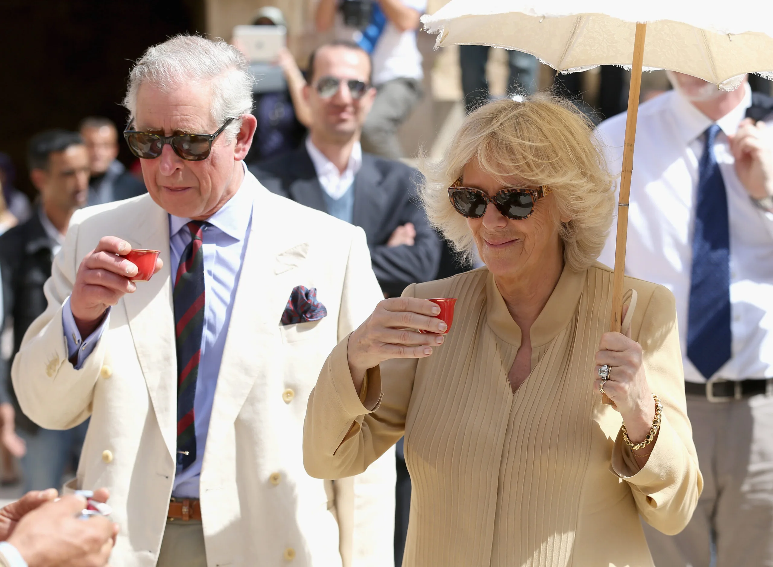 charles camilla drinking tea