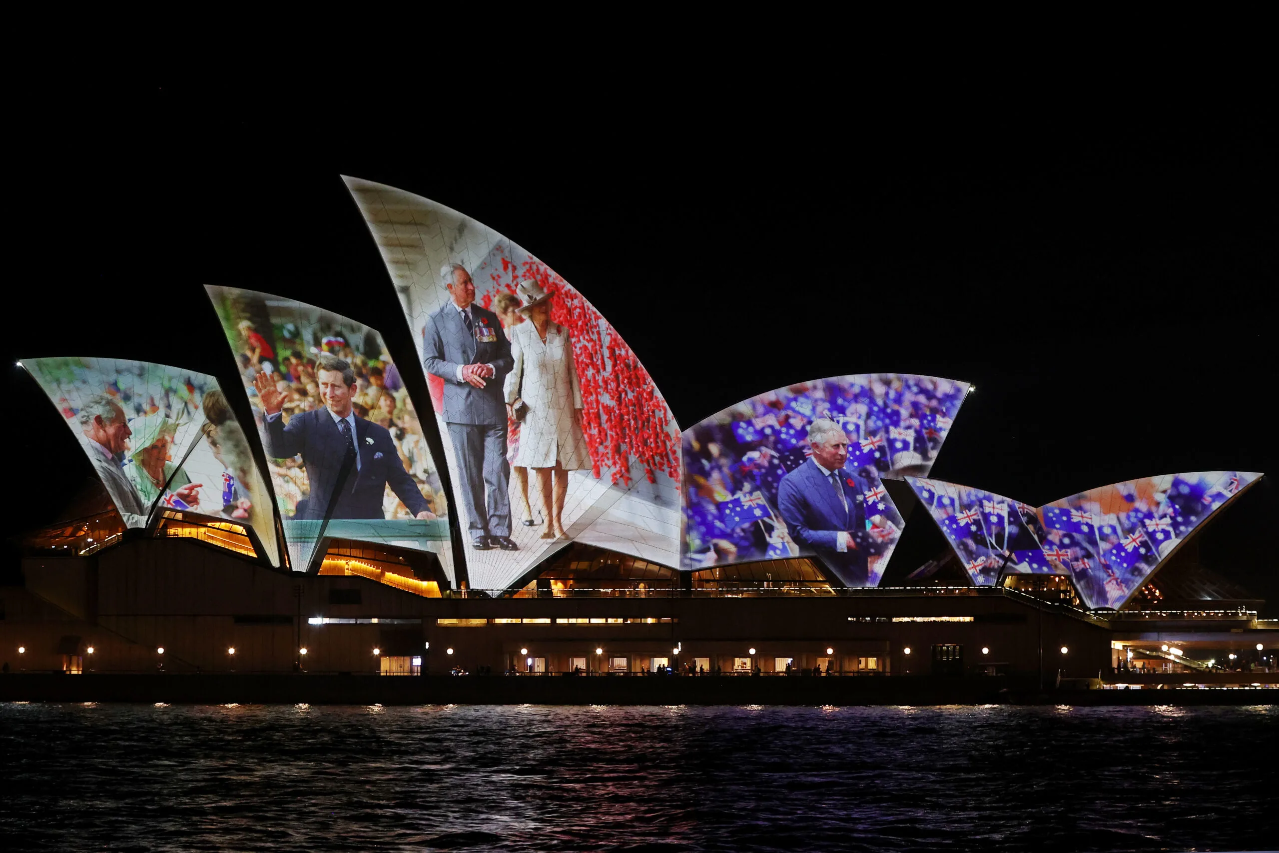 king charles and queen camilla sydney opera house