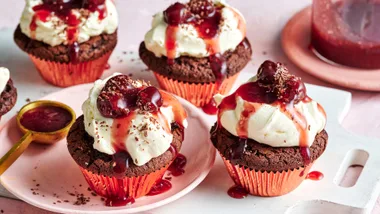 Utterly irresistible Black Forest Cupcakes