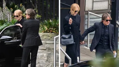 nicole kidman keith urban leave funeral