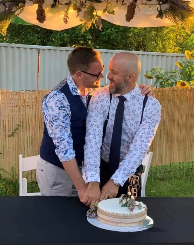Pete and Chris wedding