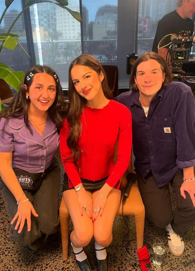 concetta caristio and luka muller with olivia rodrigo