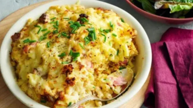 Bacon Cauliflower Mac &lsquo;N&rsquo; Cheese