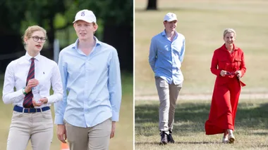 Lady Louise Windsor and boyfriend and Duchess of Edinburgh