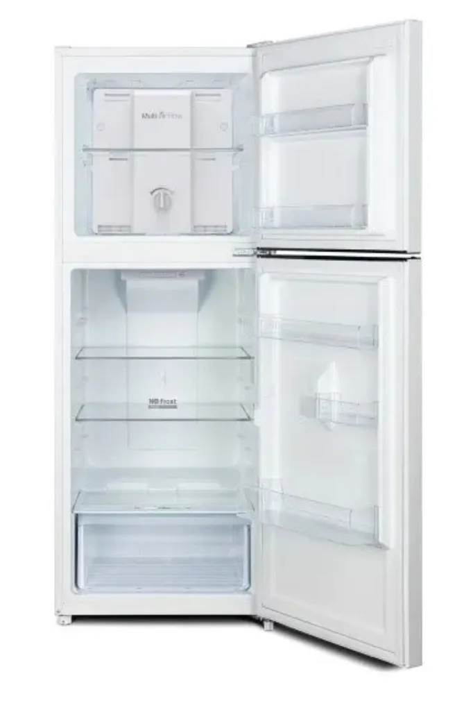 chiq fridge with door open