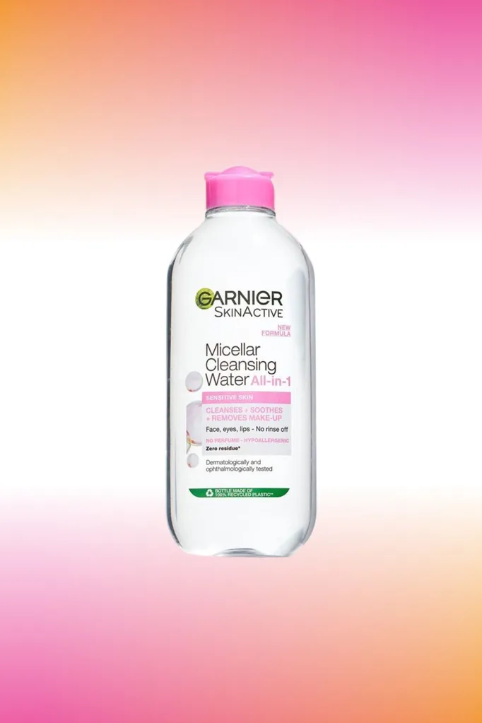Garnier SkinActive Micellar Cleansing Water.