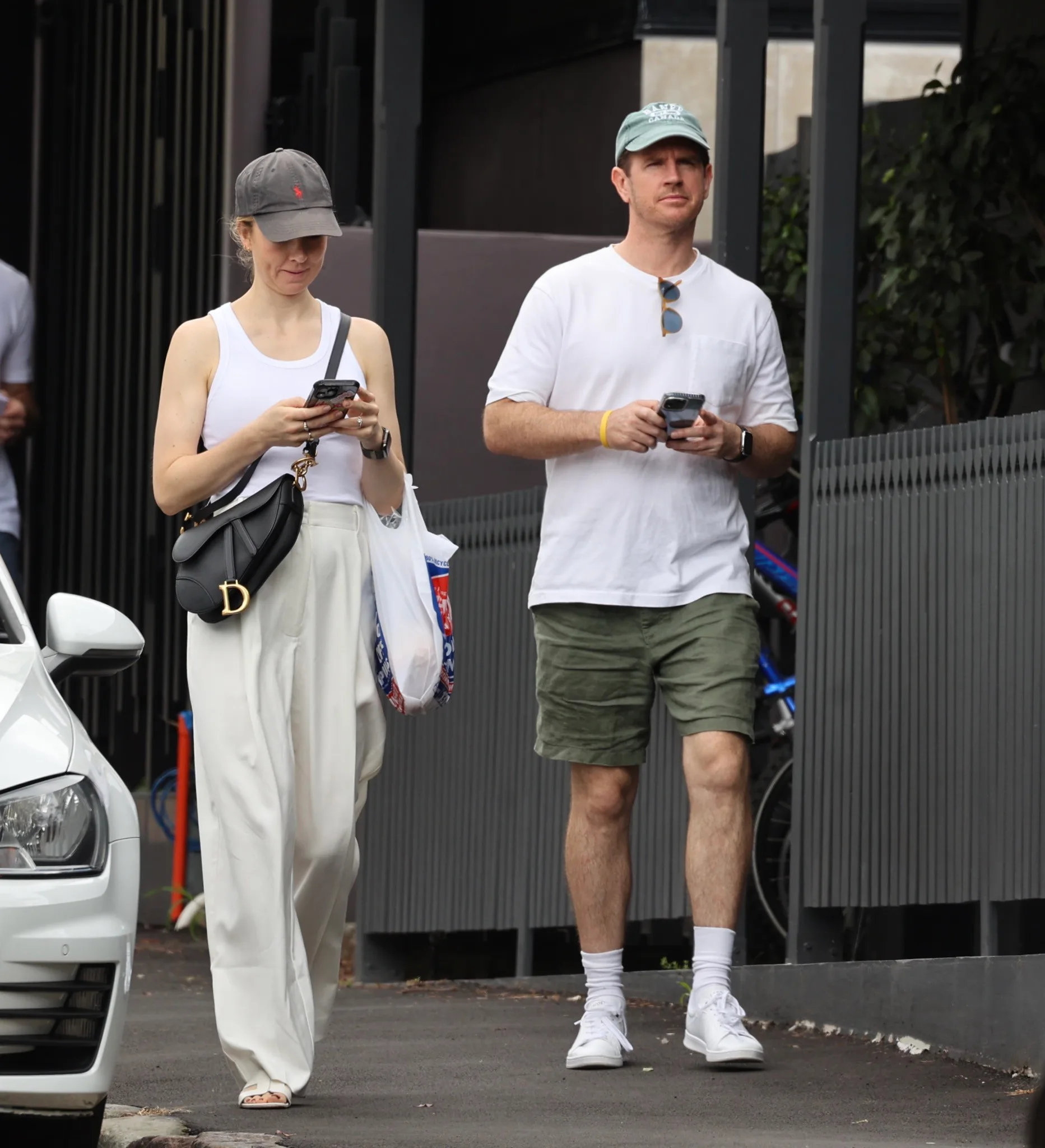 Sam Mac and fianc&eacute;e Rebecca James